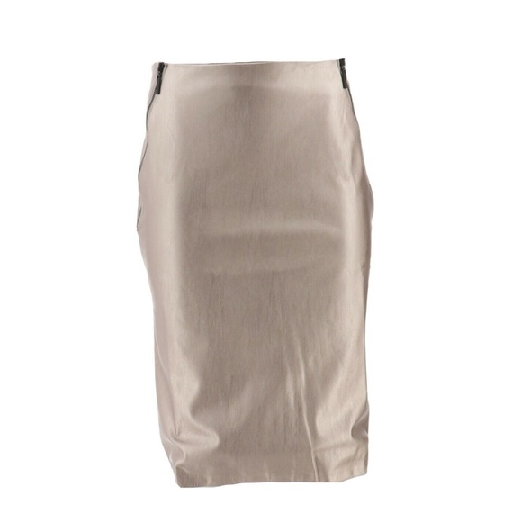 G.I.L.I Dresses & Skirts - G.I.L.I. Regular Faux Leather Pencil Skirt  Zipper
